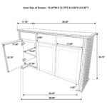 Adina oak veneer sideboard with vertical reeding and storage