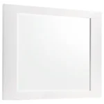 Felicity white high gloss dresser mirror with sleek minimalist frame for modern bedrooms