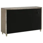 Lorient luxury dresser in ivory velvet featuring 8 drawers, integrated LED lighting, and crystal knobs.