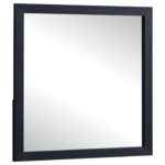 Marceline Black Rectangular Dresser Mirror for Modern Bedrooms