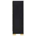 Marceline black and gold 5-drawer chest for modern bedroom furniture