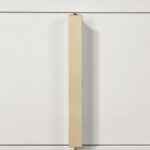 Modern white and gold dresser with six drawers – Marceline bedroom furniture Tampa