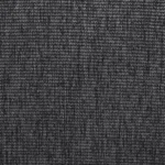Close-up texture of the grey fabric upholstery on the Andrea accent chair.