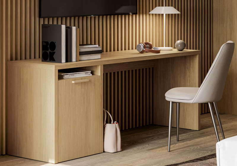 Contract desk and work area furniture for hotel rooms — European commercial bedroom furniture Florida