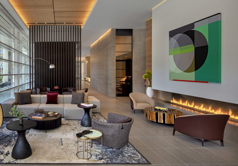 Contract sofas for hotel lobbies and resort lounges — European commercial lounge seating Florida