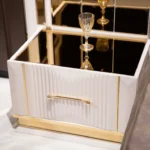 Luxury mirrored nightstand Tampa FL