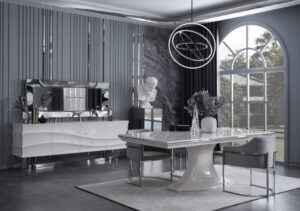 Infinity White Sideboard