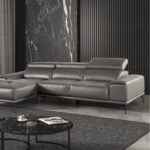 Vadso Left Chaise Dark Gray Modern Sectional Sofa Tampa