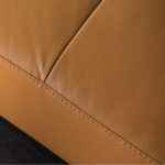 Vadso Sectional Left Chaise Contemporary Tangerine 2-Piece Modern Sofa with Adjustable Headrests