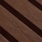 close up of wpc brown outdoor fluted wall panel tampa decorative wall cladding