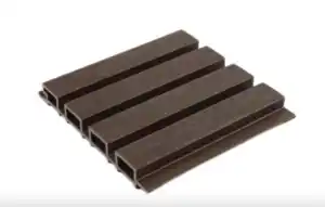 wpc brown exterior fluted wall panel tampa bay supplier
