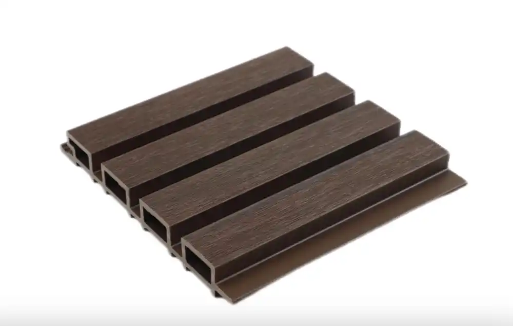 wpc brown exterior fluted wall panel tampa bay supplier