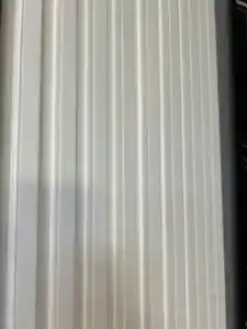 close up of wpc white fluted wall panel tampa bay decorative design