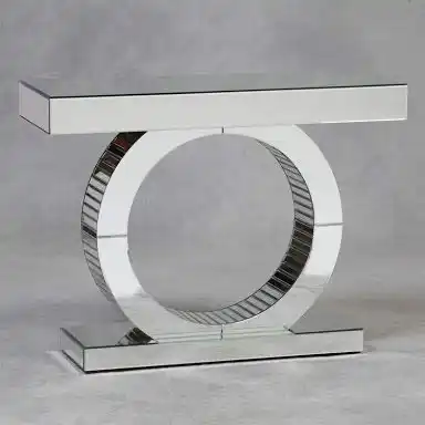 world console silver, mirrored console table, entrway table
