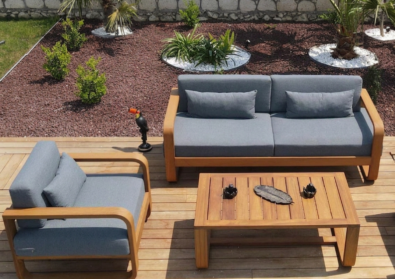 Luxury estate outdoor contract furniture for waterfront properties and vacation rentals — European premium outdoor furniture Florida