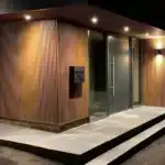 wpc walnut outdoor fluted wall panel modern exterior tampa