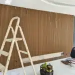 wpc walnut fluted wall panel installation tampa bay