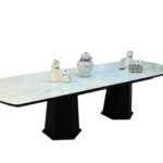 limousine dining table, dining table long, dining table 12 person, 12 people, dining table 10 person, 10 people, dining table 8 person, 8 people, dining table 6 person, 6 people, dinin table tampa, white dining table, black leg dining table