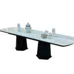limousine dining table, dining table long, dining table 12 person, 12 people, dining table 10 person, 10 people, dining table 8 person, 8 people, dining table 6 person, 6 people, dinin table tampa, white dining table, black leg dining table