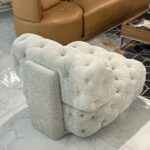rosse buttoned chair, rosse chair, chair, modern chair, modern chair tampa, cream chair, white chair, tampa chair, buttoned chair