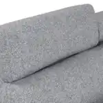 Adjustable headrest detail Chatteris Gray Sectional Sofa