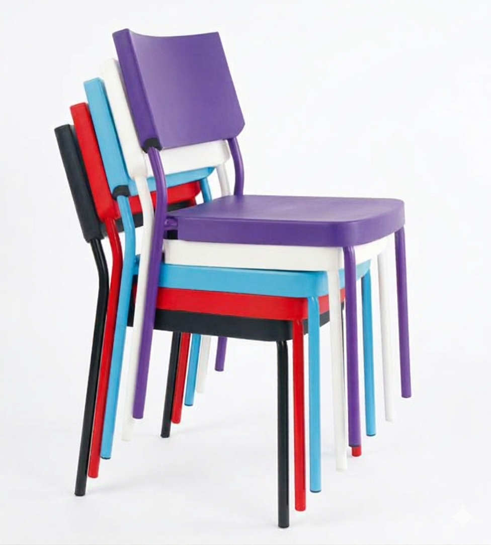 Stackable contract dining chairs for hotel banquet halls and event venues — commercial hospitality seating Florida