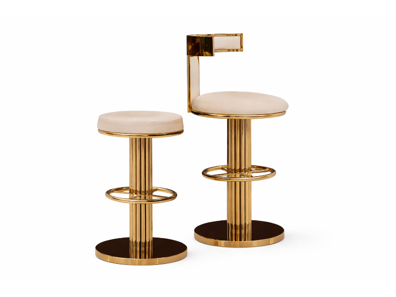 Swivel contract bar stools for restaurant bars and hotel counters — commercial hospitality seating Florida