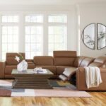 L-shape sectional sofa customizable fabric options Tampa furniture stores