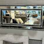 beaded mirror, rectangular mirror, tampa mirror