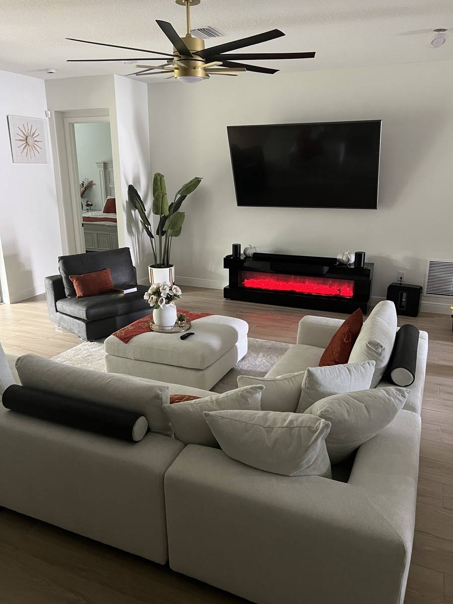 Fireplace TV Stand