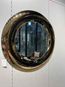 Luxury accent mirror collection in Tampa – Elegant pyramid round design