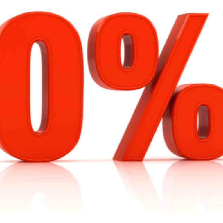 0% interest rate offer available at De'Luxe Home Decor & Furniture for furniture purchases.