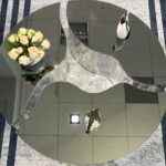 italian round coffee table mirror, modern mirror, living room coffee table, gray coffee table, mirror coffee table, modern coffee table, fume coffee table, living room, mirrored coffee table, modern coffee table, tampa coffee table