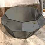 diamond coffee table gray
