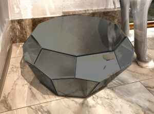 diamond coffee table gray