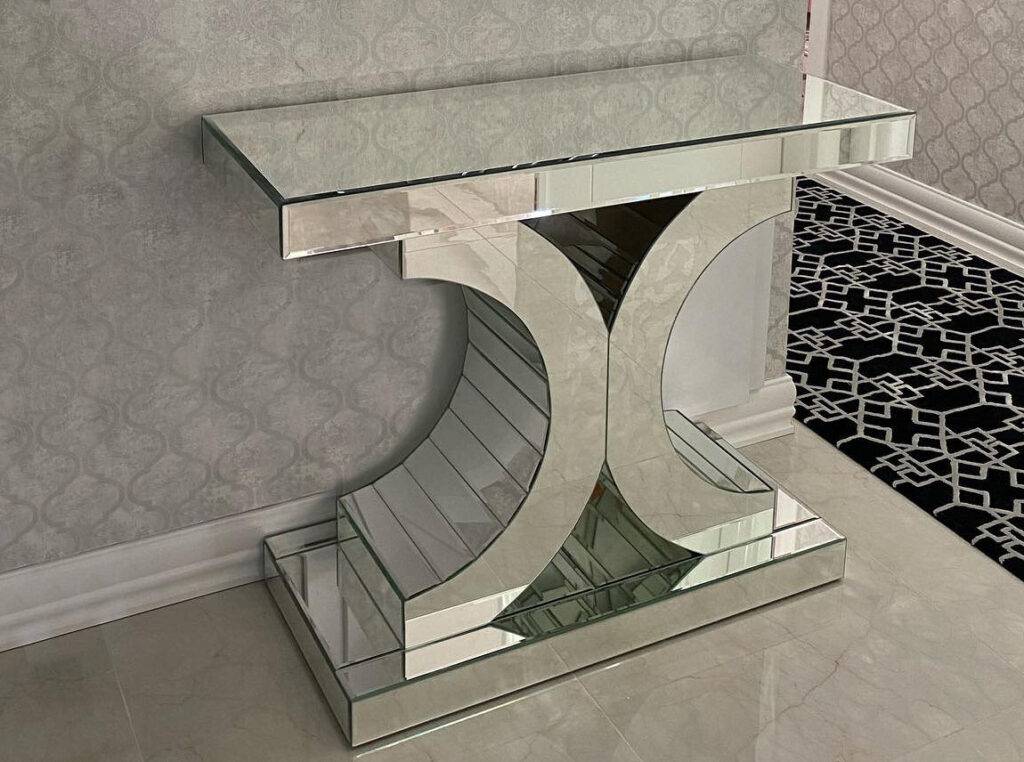 c console table silver