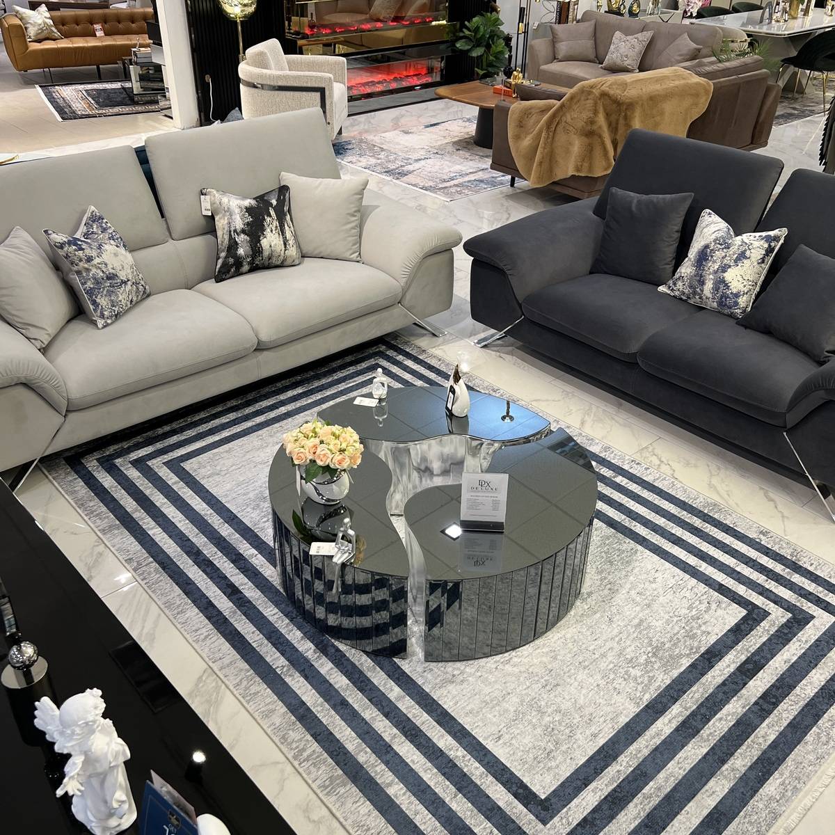 Modern Comfort: Madrid Sofa Set