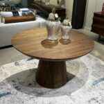 monaco round walnut dining table tampa. dining table tampa, round dining table, walnut dining table