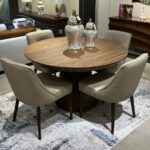 monaco round walnut dining table tampa. dining table tampa, round dining table, walnut dining table, round dining table tampa