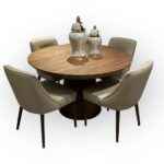 monaco round walnut dining table tampa. dining table tampa, round dining table, walnut dining table, round dining table tampa