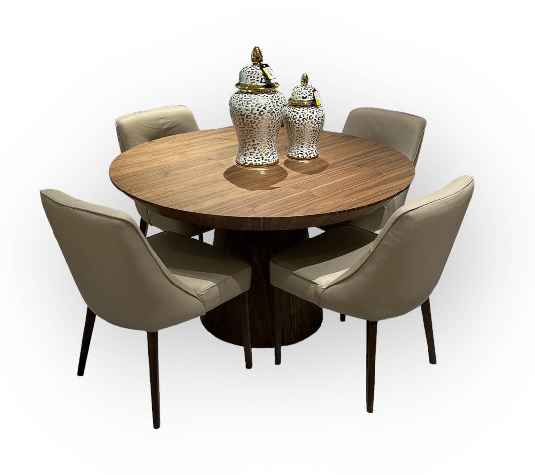 monaco round walnut dining table tampa. dining table tampa, round dining table, walnut dining table, round dining table tampa