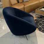 napoli swivel chair, swivel chair, modern chair, chair, bule chair, navy blue chair, tampa chair