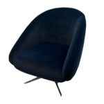 napoli swivel chair, swivel chair, modern chair, chair, bule chair, navy blue chair, tampa chair