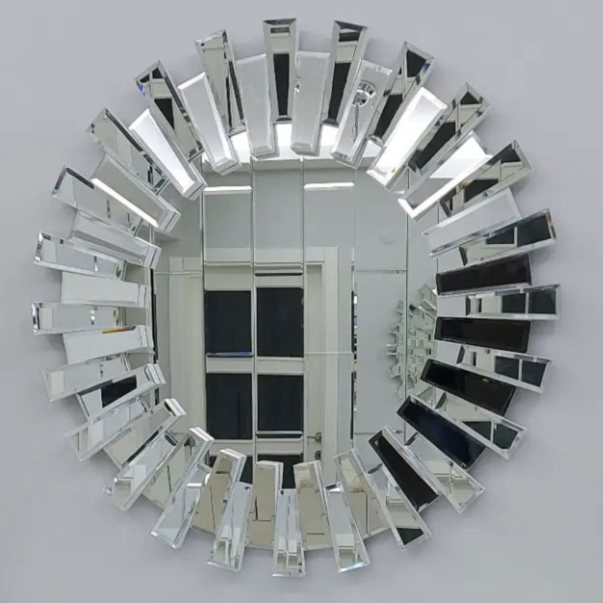 Piano Mirror Silver