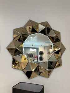 Luxury accent mirror collection in Tampa – round, rectangular, and square designs.