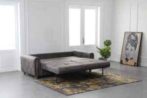 Modern multifunctional gray sofa bed