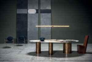 Modern ceramic dining table